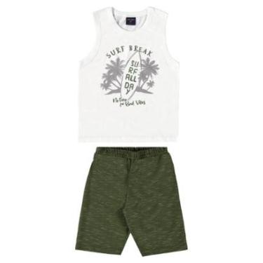 Imagem de Conjunto Regata e Bermuda Menino Infantil Guloseima-Masculino