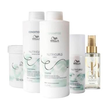 Imagem de Kit Wella Professionals Nutricurls Light Profissional - 5 Produtos-Unissex