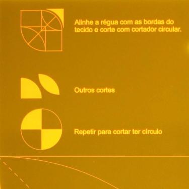 Imagem de Régua Para Patchwork Arredondamento