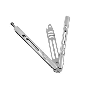 Imagem de Canivete De Treino Tubarão Prata Butterfly Aço Inox Bsl-1 prata