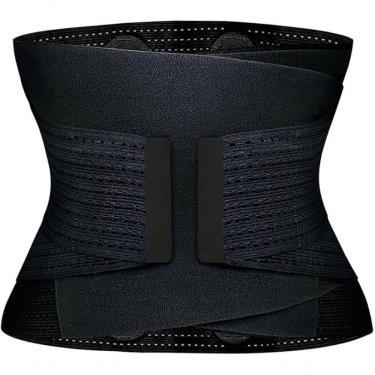 Imagem de Cinta Modeladora Abdominal Lombar Elástico Tamanho Único - Preto