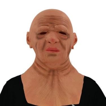 Imagem de Máscara de cosplay Máscara de látex Bald Grandma - yiweisai