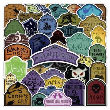 Imagem de Adesivos Magic Potion Label Witchcraft 51 unidades à prova d'água - yi