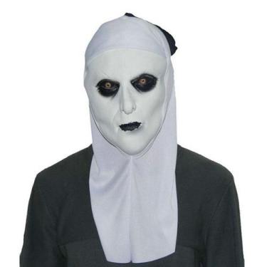 Imagem de Mask Props Nuns Latex para festa à fantasia de carnaval de Halloween -