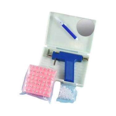 Imagem de Conjunto Profissional De Ferramentas Para Piercing De Orelha Com 98 Pe