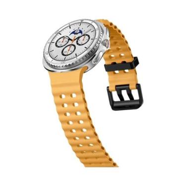 Imagem de Pulseira De Silicone De 46mm Para Samsung Galaxy Watch 8 Classic 44mm 