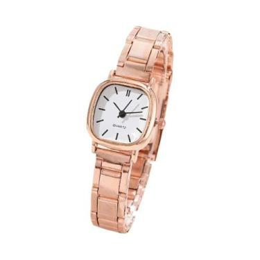 Imagem de Relógio Analógico De Quartzo Feminino Com Mostrador Pequeno, Moda Simp