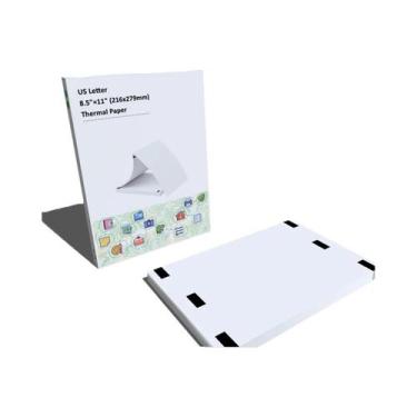 Imagem de Papel Térmico De Secagem Rápida 100 Folhas Tamanho A4 Para Recibos E E