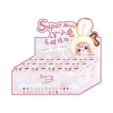 Imagem de Boneca De Vinil Em Caixa Surpresa Com Três Mini Coelhos Fofos Para Men