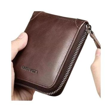 Imagem de Carteiras Unissex Em Couro PU Para Homens E Mulheres, Porta-Cartões De