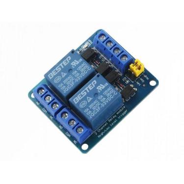 Imagem de Modulo rele 3v 10a 2 canais com borne kre