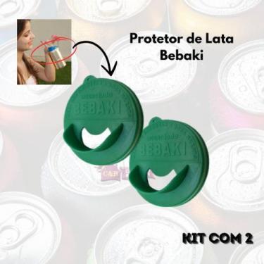 Imagem de Kit 2 Protetores Higiênicos para lata de refrigerante Bebaki - NoBrand