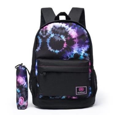 Imagem de Mochila Feminina Ecko Bolsa Notebook Escolar Faculdade Grande Espaçosa 17 Litros Reforçada-Feminino
