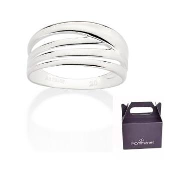 Imagem de Anel Aros Prata 925 Rommanel 810302, 16, Dourado