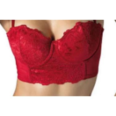 Imagem de Sutiã Top Lover Demillus - Com Bojo E Com Aro - Cor: Vermelho, 48