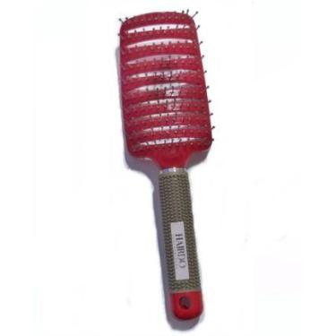 Imagem de Escova de Cabelo KLOVER PROFISSIONAL - HAIRDO, VERMELHA
