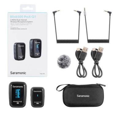 Imagem de Microfone de lapela sem fio para câmeras e celulares - SARAMONIC