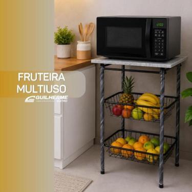 Imagem de Fruteira Multiuso Fruteira Para Microondas com Pedra Granito 3011 Thai