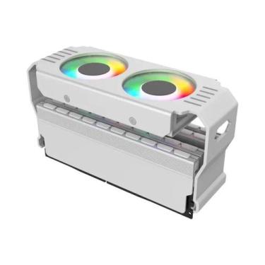 Imagem de Cooler Síncrono D50 Com Ventiladores ARGB Duplos Para Módulos De Memór