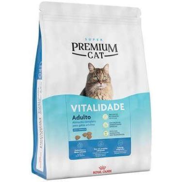 Imagem de Ração Seca Royal Canin Premium Cat Vitalidade para Gatos Adultos 1kg.