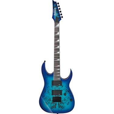 Imagem de Ibanez Guitarra elétrica de corpo sólido GRG 6 cordas, direita, Aqua Burst, completa (GRGR221PAAQB)