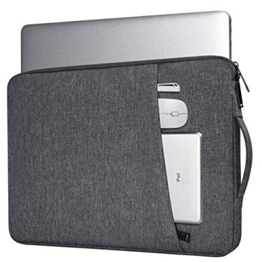Imagem de Capa para notebook de 14”, para 15” Surface Laptop 7th, HP Lenovo Acer ASUS Dell Chromebook, Dell Latitude, HP Stream, bolsa de transporte, cinza (space grey)