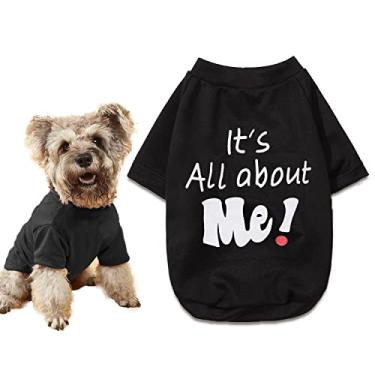 Imagem de DroolingDog roupas para cães camiseta para animais de estimação verão camisetas para cãesDroolingDog Large (8.8lb-13.2lb) preto LB082TX001004l