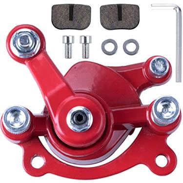 Imagem de MWMNUN Pinça de freio a disco traseiro com pastilhas de freio de substituição compatível com Baja Doodlebug Dirtbug 97cc 2,8HP DB30 Kids Mini Dirt Pocket Bike Electric Razor MX500 33cc