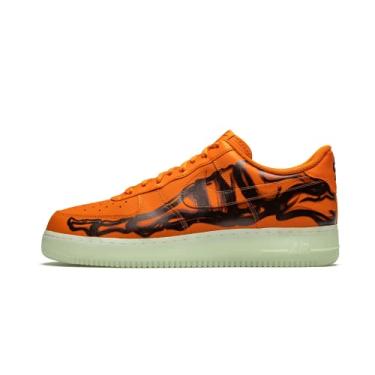 Imagem de Nike Mens Air Force 1 Low Orange Skeleton - Starfish/White-Black Cu8067 800 - Size 8