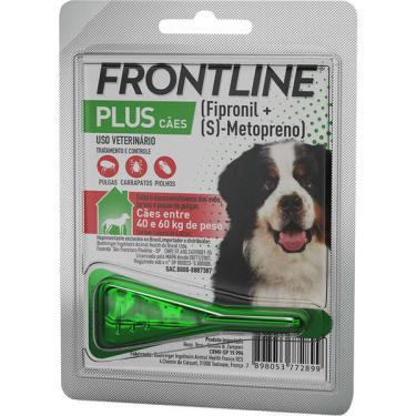 Imagem de Antipulgas e Carrapatos Frontline Plus - Cães de 40 até 60 Kg