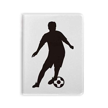Imagem de Caderno com silhueta de futebol americano, caderno de chiclete, capa macia, diário