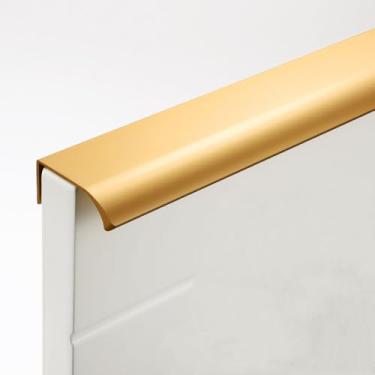 Imagem de Puxadores de gaveta de armário, móveis de cozinha, para maçaneta de armário, porta, gaveta, móveis de cozinha, botão dourado preto invisível, 6805,192