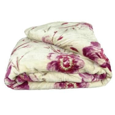 Imagem de Cobertor Cortex Casal 1,80 x 2,20 - Attuale, UN, Bege e Rosa