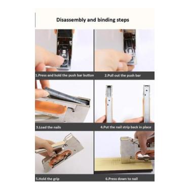 Imagem de Grampeador Pistola R23  13/06 13/8-Profissional Usa grampos Rapid - WS