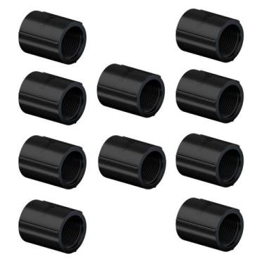 Imagem de 40 Luvas Eletroduto Tigre 1/2" Pvc C/rosca Antichama