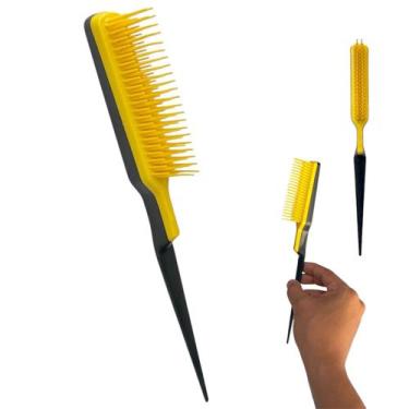 Imagem de Pente Fitagem Cabelo Ondulado Crespo Cacheado - Mofashi