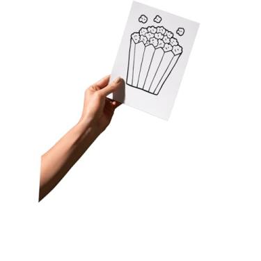 Imagem de Kit de Personalização Gráfica para Motocicletas, Adesivos Decorativos (Pipoca 50x70)