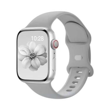 Imagem de Pulseira De Silicone De 45mm 44mm 40mm 41mm 49mm 38mm 42mm Para Apple 