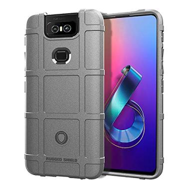 Imagem de Capa Case Armadura Anti Impacto para Asus Zenfone 6 (ZS630KL) (Tela 6.4), Tactical Armor Rugged Shield, TPU, Cushion Design Shell, Asus Zenfone 6 (ZS630KL) (Tela 6.4) (Cinza)