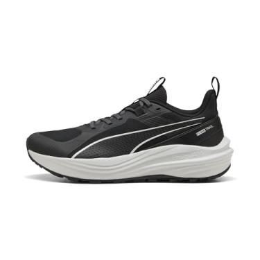 Imagem de PUMA Tênis de corrida masculino Flare Pro Trail, Puma Preto, pena, cinza, 45
