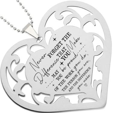 Imagem de Presente de agradecimento para mulheres, nunca se esqueça da diferença que você faz, presente de professor, colega de trabalho, presente, presente de agradecimento para amigos, ornamento de apreciação