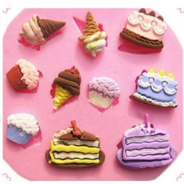 Imagem de Molde de silicone cupcakes e sorvetes para decorar f357 - CM