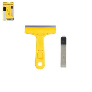 Imagem de Raspador Estilete Com Lâminas Plano Tinta Piso Vidro Cerâmica Rejunte 