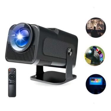 Imagem de Projetor 4k HY320 720P Wifi Hdmi Android Smart Tv Cinema Gamer Cor Pre