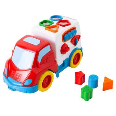 Imagem de Caminhão de Brinquedo Solapa Encaixes - Roda Livre Samba Toys com Aces