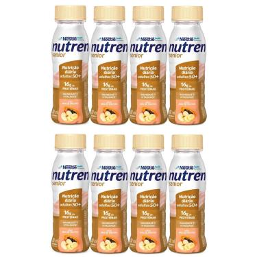 Imagem de Kit 8 Nutren Senior Complemento Alimentar Mix de Frutas 200ml