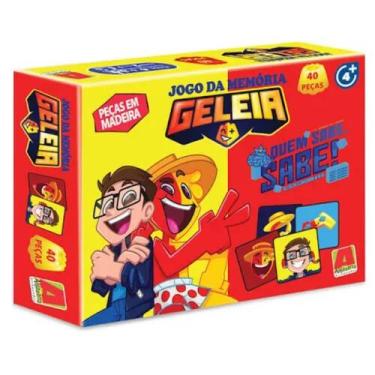 Imagem de Jogo da Memória 40 pç madeira - Geleia Streamer - Algazarra