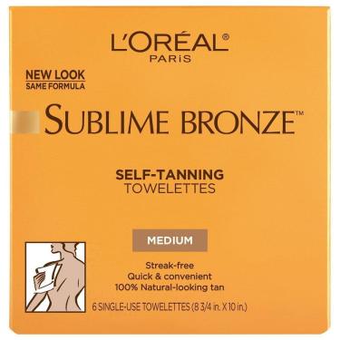 Imagem de L`Oreal Paris Sublime Bronze Lenços Autobronzeadores -6 Unid
