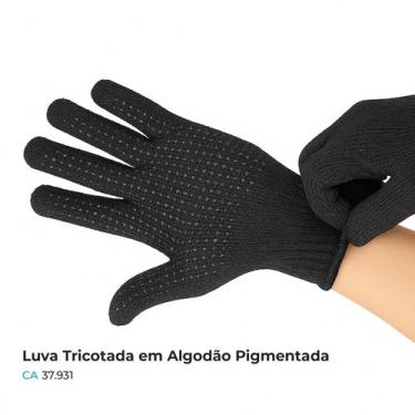 Imagem de 6 Pares Luvas De Segurança Tricotada Em Algodão Pigmentada - Omega Luv