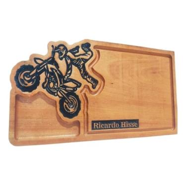 Imagem de Tabua De Cortar Personalizada do Seu Jeito, Logo de Moto, Nome, Iniciais, Presente Aniversário Casamento Empresa Topppp